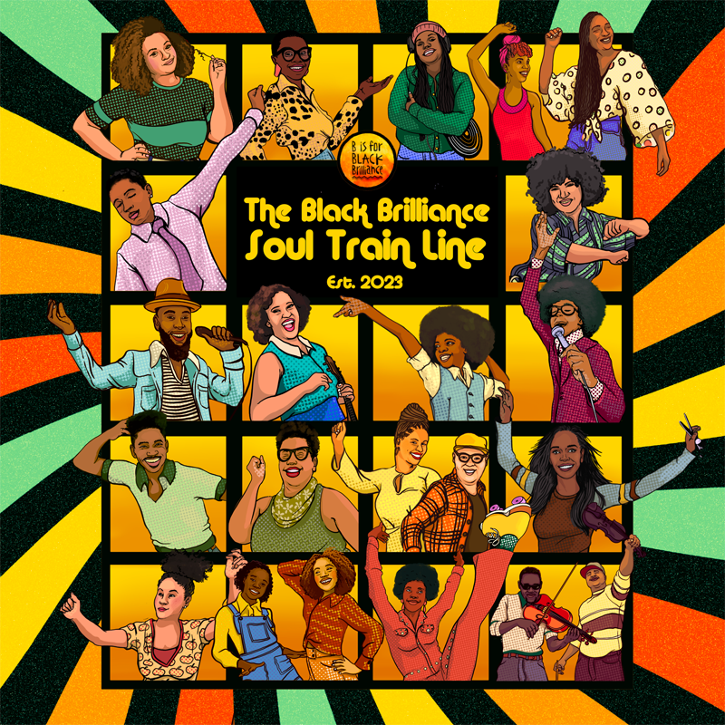 2023 Soul Train Line Juneteenth Downloadable poster