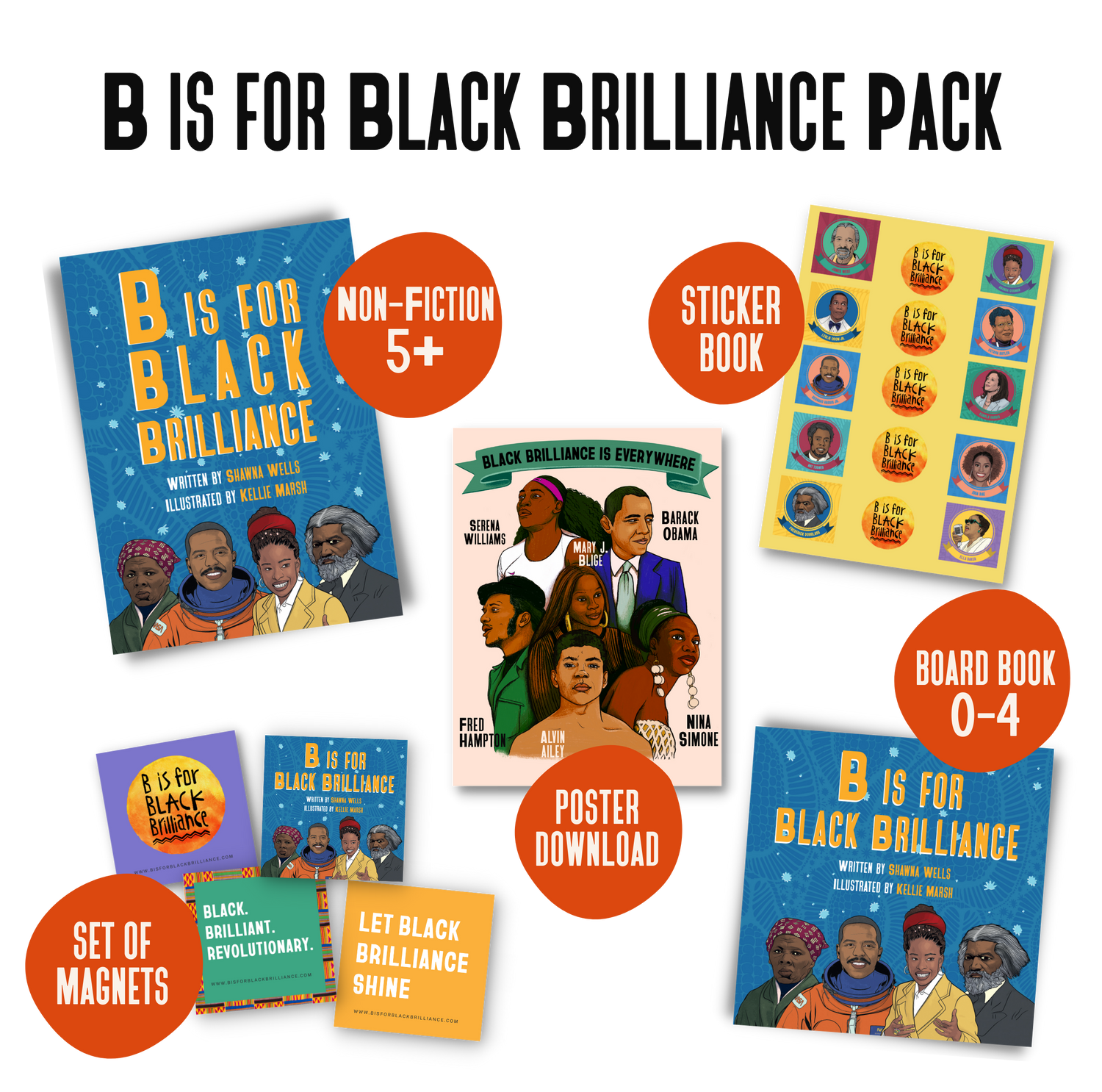 B is for Black Brilliance Book Pack